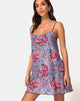 Afbeelding van Sanita Jurk in Jungle Rose Print Net