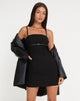 Afbeelding van Saoirse Mini Dress in Tailoring Black