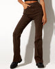Afbeelding van Seam Bootleg Jeans in Bittere Chocolade