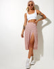 Afbeelding van Seko Midi rok in Flower Fun Lila Citroen