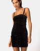 Afbeelding van Selah Bodycon Jurk in Diamante Zwart