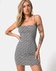 Afbeelding van Selah Bodycon Jurk in Blauw Disco