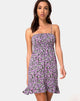 Afbeelding van Seldre Mini Dress in Lila Bloesem