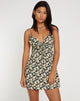 Afbeelding van Senora Mini Dress in Aster Zwart