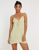 Afbeelding van Senora Mini Dress in Botanic Mint Foam