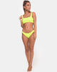 Afbeelding van Shani Bikinibroekje in 80s Crinkle Sour Lime