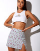 Afbeelding van Sheny minirok in Little Petal Dusky Blue