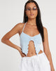 Afbeelding van Shima Top in crêpe babyblauw