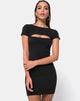 Afbeelding van Shimmie Bodycon Dress in Zwart