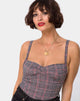 Afbeelding van Soares Bodice in Charles Check Blush