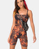 Afbeelding van Solina Unitard in Fire Mesh