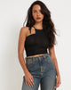 afbeelding van Sonja Crop Top in zwart
