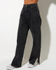 Afbeelding van Split Parallel Jeans in Black Wash