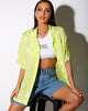 Afbeelding van Taelsa Shirt in Satijn Roos Lime