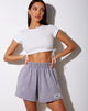 Afbeelding van Terry Short in Grey Wash "Angel" Embro Label