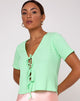 Afbeelding van Tiery Gewatteerde Top in Rib Neo Mint