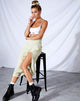 Afbeelding van Tindra Midi rok in Crinkle Botanic Mint Foam