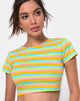 Afbeelding van Tindy Crop Top in Sweet Stripe