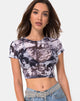 Afbeelding van Tiney Crop Top in Cherubijn Mesh