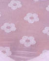 Lila mesh Daisy Wit Flock