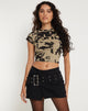 Afbeelding van Tinsi Crop Top in Ghost Girl London Mist