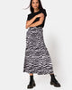 Afbeelding van Tinxi rok in Animal Drip Grijs
