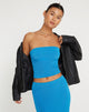 Afbeelding van Tiska Bandeau Top in Electric Blue