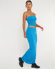 BEELD VAN Tulus Maxi Rok in Electric Blue