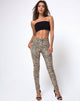 Afbeelding van Ultimate Jeans in Rar Leopard Bruin
