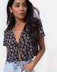 Afbeelding van Vaco Blouse in Dansend Madeliefje