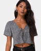 Afbeelding van Vaco Blouse in Ditsy Leopard Grey