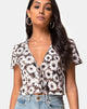 Afbeelding van Vaco Blouse in Geverfde Daisy