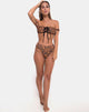 Afbeelding van Val Bikinibroekje in Burn Out Leopard