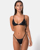 Afbeelding van Valter Bikinitop in zwart Oil Snake