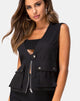 Afbeelding van Vest Top Zwart