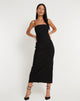 Afbeelding van Volkava Maxi Dress in Zwart