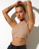 Afbeelding van Wu Crop Top in Rami Biscuit