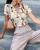 Afbeelding van Wuma Cropped Shirt in Cowgirl