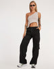 Afbeelding van Xander Cargo Broek in Cotton Drill Zwart