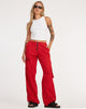 Afbeelding van Xander Cargo Broek in Cotton Drill Echt Rood