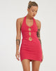 Afbeelding van Yajoh Mini Dress in Fuschia Pink