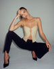 Yaka Cami Top in Getailleerd Ecru