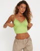Afbeelding van Yecaca Crop Top in Lime kant