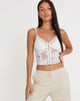 Afbeelding van Yenko Crop Top in Kant Ivoor