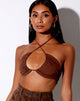 Afbeelding van Yessa Crop Top in Cacao