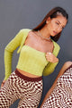 Afbeelding van Gya Lange Mouw Top in Knit Olive