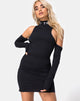 Afbeelding van Zelosy Bodycon Jurk in Tokio Techno