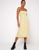 Afbeelding van Zenith Jurk in Wilde Bloem Lemon Drop