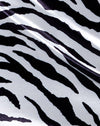 Horizontale zebra zwart-wit