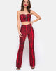 Afbeelding van Zolia broek in Slangenrood